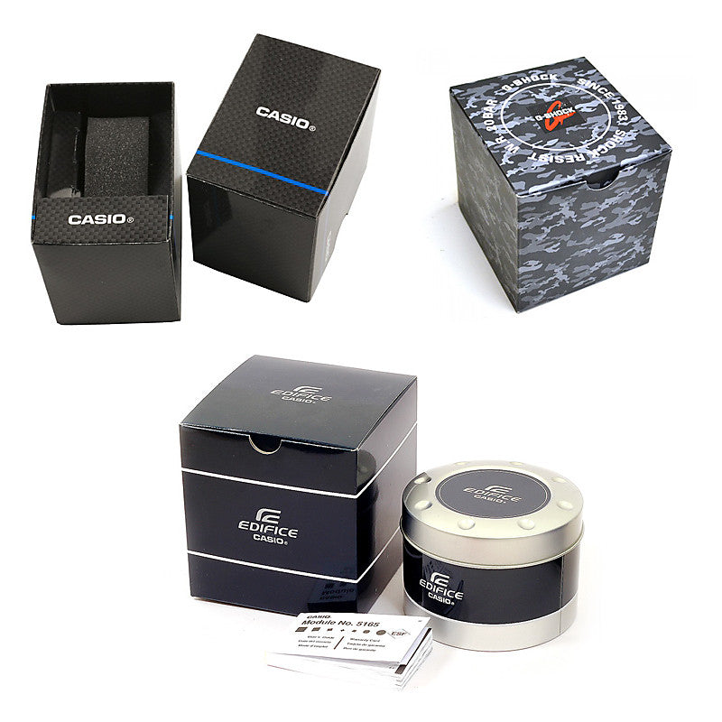 Orologio Uomo CASIO Solo Tempo in Acciaio con Quadrante Nero e Verde