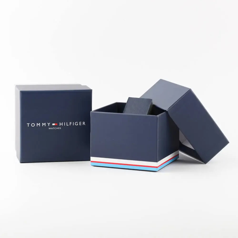 Orologio Uomo Tommy Hilfiger Jordan - Cronografo in Acciaio Quadrante Blu