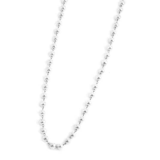 Collana Donna Perle MARLU' in Acciaio