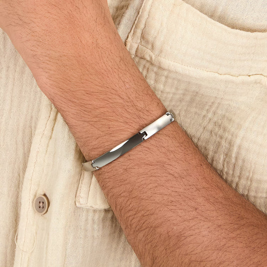 Bracciale Uomo MORELLATO Motown in Acciaio Satinato e Lucido