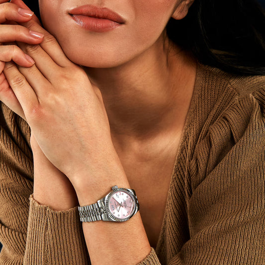 Orologio Donna PHILIP WATCH Solo Tempo in Acciaio con Quadrante Rosa