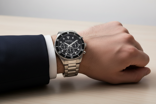 Orologio Uomo BREIL Cronografo in Acciaio