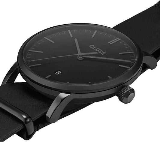 Orologio Uomo Solo Tempo in Tessuto Nero - CLUSE
