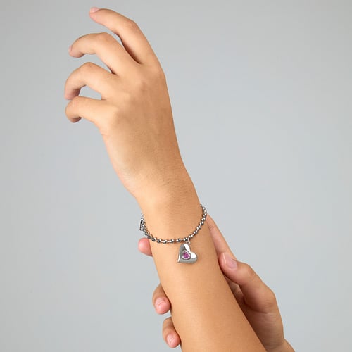 Bracciale Donna GCDS Forever Locked in Acciaio