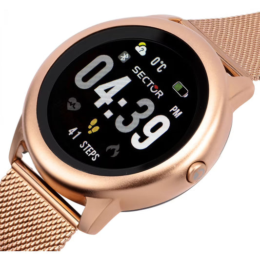 Smartwatch Unisex SECTOR S-01 Oro Rosa in Acciaio