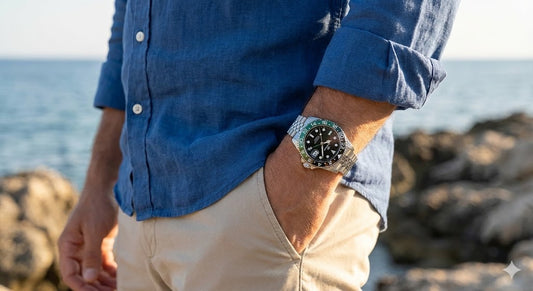 Orologio Uomo SECTOR 230 Solo Tempo in Acciaio con Quadrante Nero-Verde