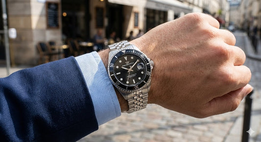 Orologio Uomo PHILIP WATCH Caribe Sport Solo Tempo in Acciaio con Quadrante Nero