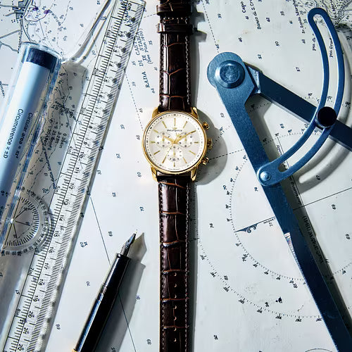 Orologio Uomo PHILIP WATCH Anniversary Gold in Pelle Marrone