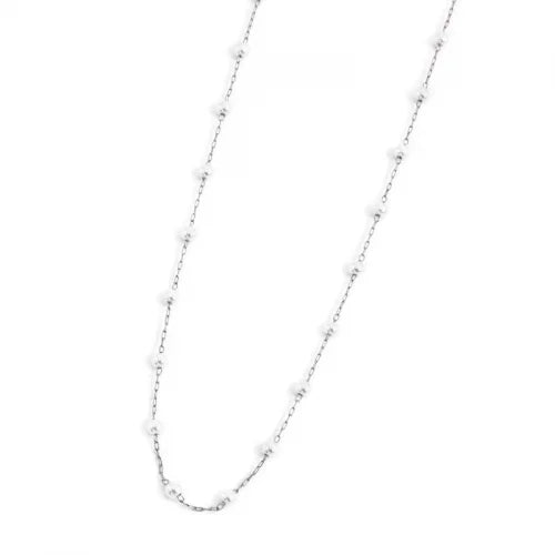 Collana Donna Perle MARLU' Icons in Acciaio