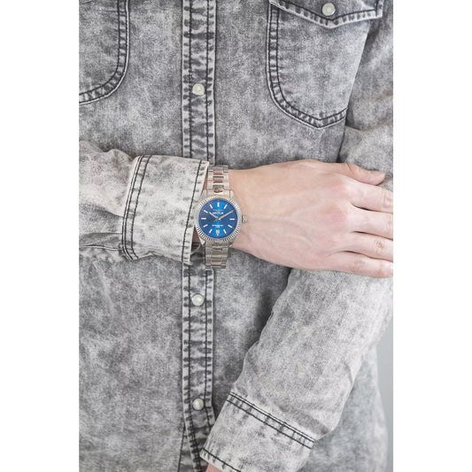 Orologio Uomo SECTOR 240 Solo Tempo in Acciaio con Quadrante Blu
