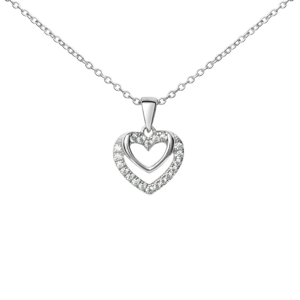 Collana Donna in Argento Rodiato Cubic Zirconia - STROILI