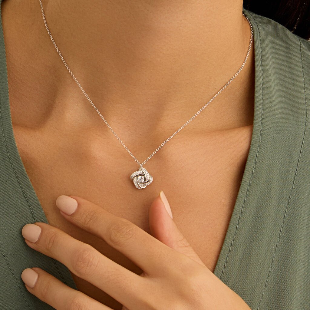 Collana Donna Quadrato Silver Elegance in Argento 925 - STROILI