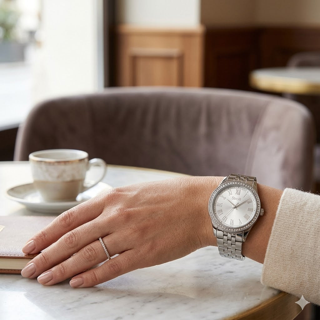 Orologio Donna Solo Tempo in Acciaio con Brillanti - STROILI