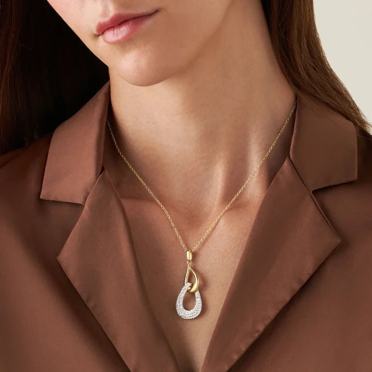 Collana Donna in Acciaio Oro Rosa con Zirconi - STROILI