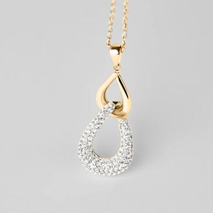 Collana Donna in Acciaio Oro Rosa con Zirconi - STROILI