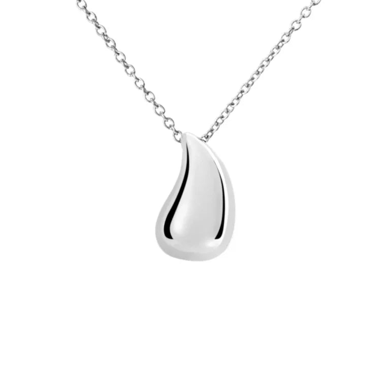 Collana Donna con Pendente a Goccia in Acciaio - STROILI