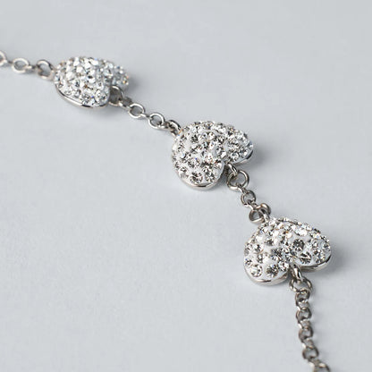 Bracciale Donna in Acciaio Cristallo con Cuori - STROILI