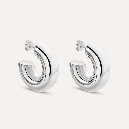 Orecchini Donna a Cerchio in Acciaio - STROILI