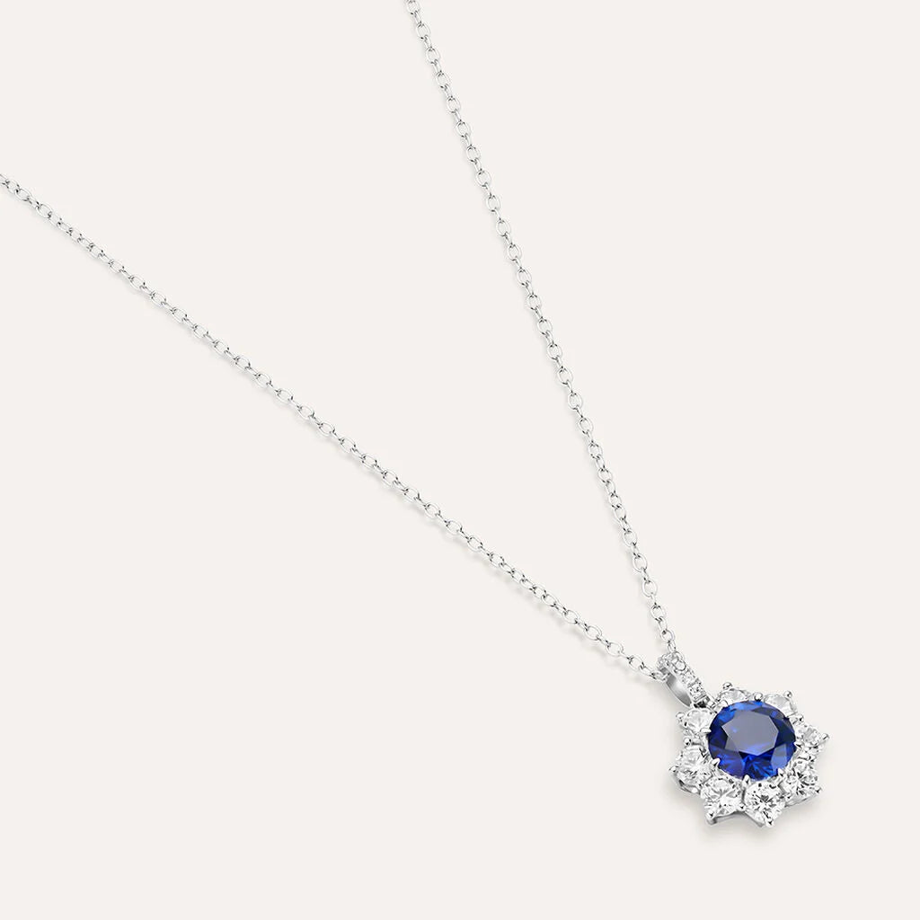 Collana Donna Maglia Forzatina Blu in Argento 925 - STROILI