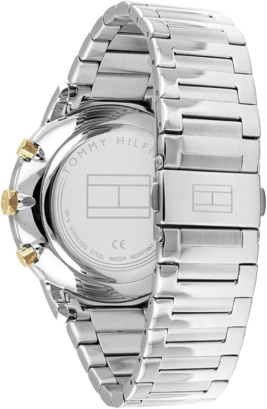 Orologio Uomo Tommy Hilfiger Hunter – Eleganza Bicolore con Quadrante Blu Navy