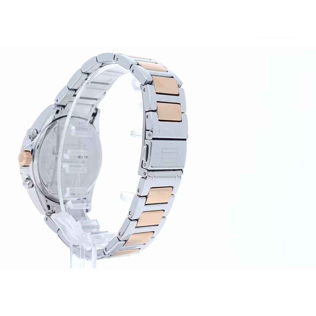 Orologio Uomo Tommy Hilfiger Kennedy - Multifunzione in Acciaio Silver/Rose Gold e Cristalli
