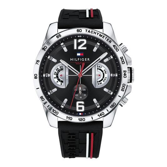 Orologio Uomo Tommy Hilfiger Decker - Multifunzione in Silicone Nero