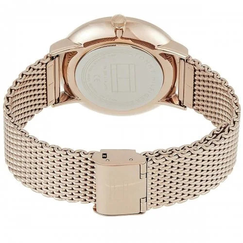 Orologio Uomo Tommy Hilfiger Brooklyn - Multifunzione in Acciaio Maglia Milanese Gold Rose