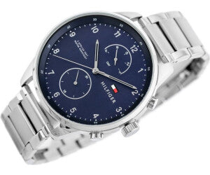 Orologio Uomo Tommy Hilfiger Luke – Cronografo in Acciaio con Quadrante Blu