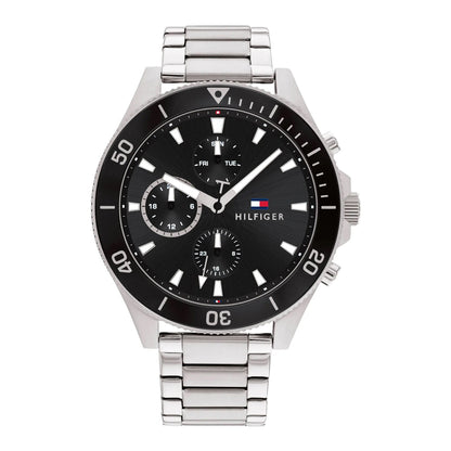 Orologio Uomo Tommy Hilfiger Larson - Solo Tempo in Acciaio Quadrante Nero