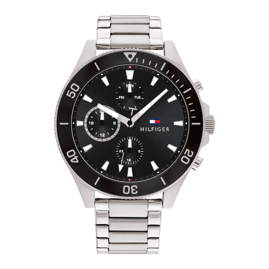 Orologio Uomo Tommy Hilfiger Larson - Solo Tempo in Acciaio Quadrante Nero