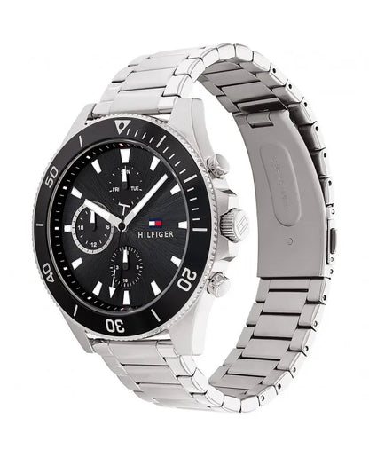 Orologio Uomo Tommy Hilfiger Larson - Solo Tempo in Acciaio Quadrante Nero