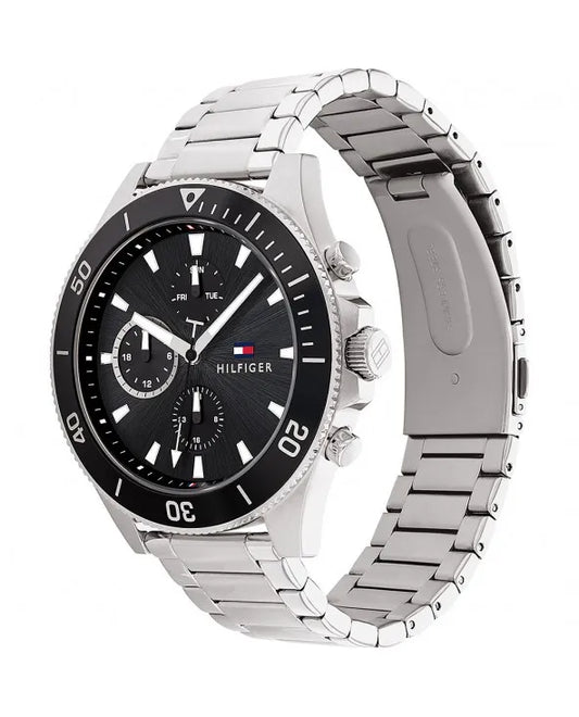 Orologio Uomo Tommy Hilfiger Larson - Solo Tempo in Acciaio Quadrante Nero