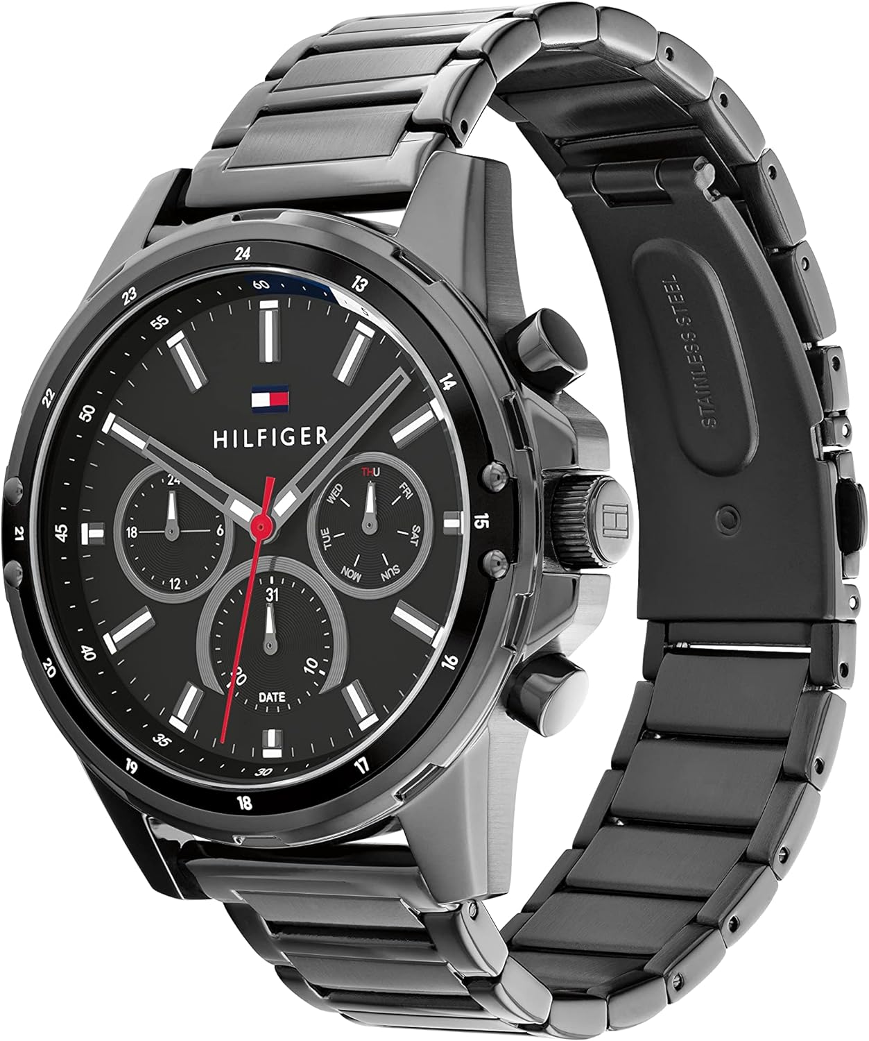 Orologio Uomo Tommy Hilfiger Mason - Multifunzione in Acciaio Nero