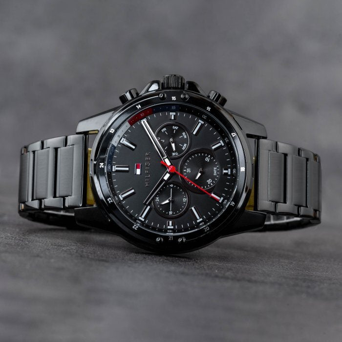 Orologio Uomo Tommy Hilfiger Mason - Multifunzione in Acciaio Nero