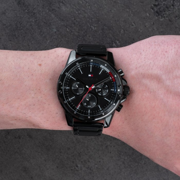 Orologio Uomo Tommy Hilfiger Mason - Multifunzione in Acciaio Nero