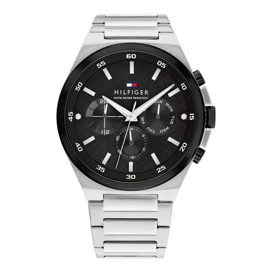 Orologio Uomo Tommy Hilfiger Dexter - Multifunzione in Acciaio Quadrante Nero