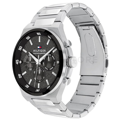 Orologio Uomo Tommy Hilfiger Dexter - Multifunzione in Acciaio Quadrante Nero