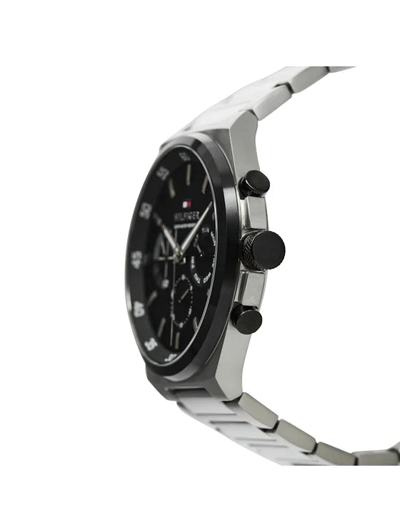 Orologio Uomo Tommy Hilfiger Dexter - Multifunzione in Acciaio Quadrante Nero