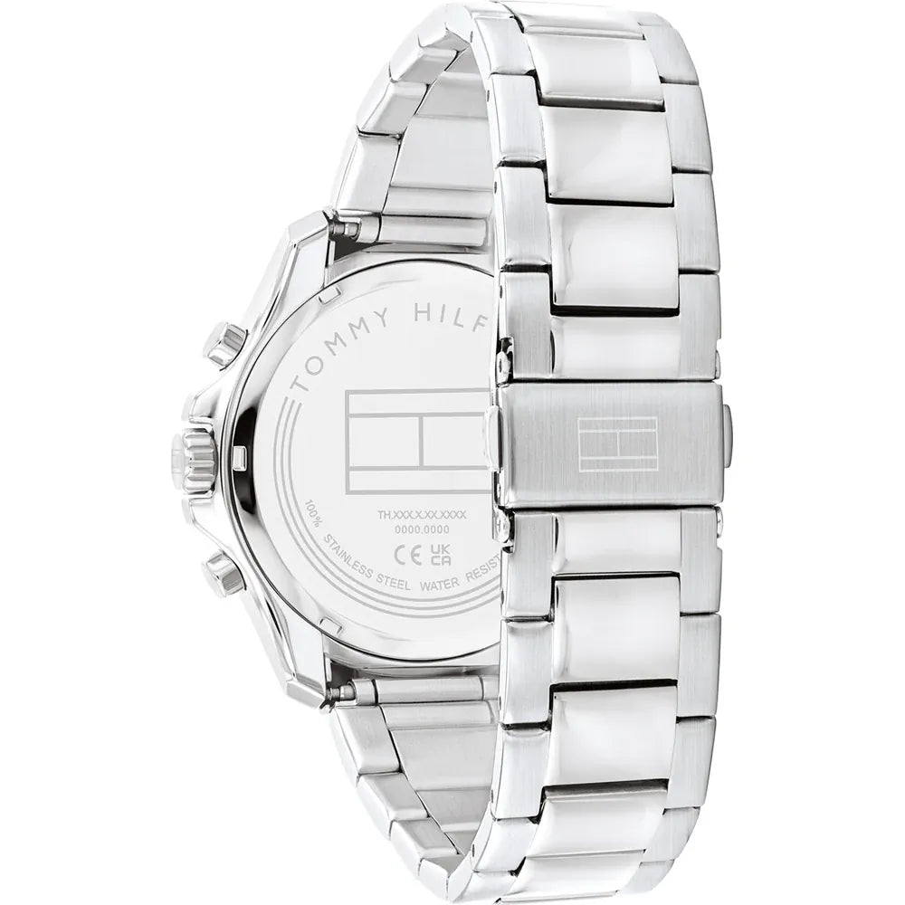Orologio Uomo Tommy Hilfiger Jordan - Cronografo in Acciaio Quadrante Blu