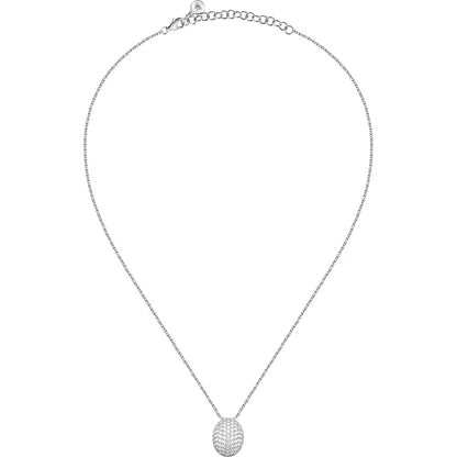 Collana Donna MORELLATO in Argento 925 con Pendente Bianco Pavè