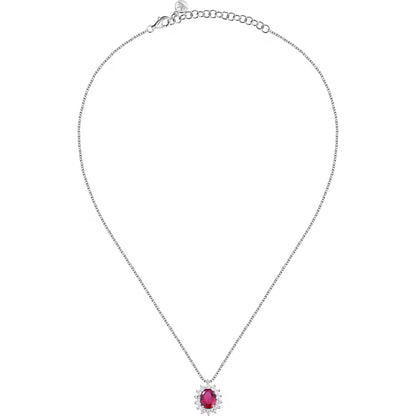Collana Donna MORELLATO in Argento 925 con Zircone Rosso e Cristalli