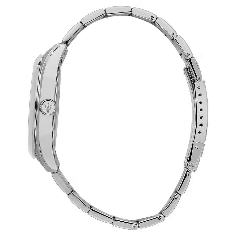 Orologio Uomo MASERATI Solo Tempo in Acciaio con Quadrante Nero