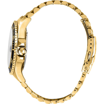 Orologio Uomo SECTOR 230 Solo Tempo in Acciaio Dorato con Quadrante Nero
