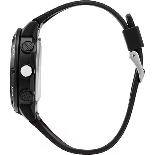 Orologio Uomo SECTOR EX-44 Multifunzione in Silicone Nero e Rosso