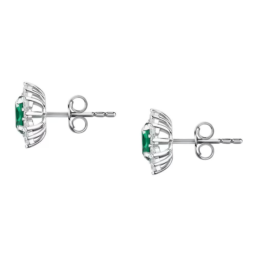 Orecchini Donna MORELLATO in Argento 925 Verde con Zirconi