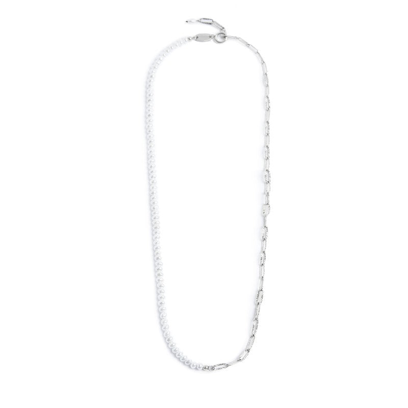 Collana Donna Catena Figaro MARLU' in Acciaio
