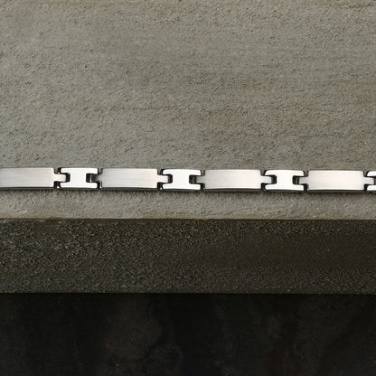 Bracciale Uomo MORELLATO Motown in Acciaio con Placca Lavorata