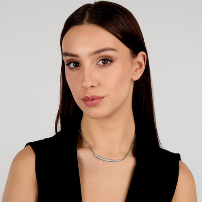Collana Donna MORELLATO in Acciaio con Cristalli