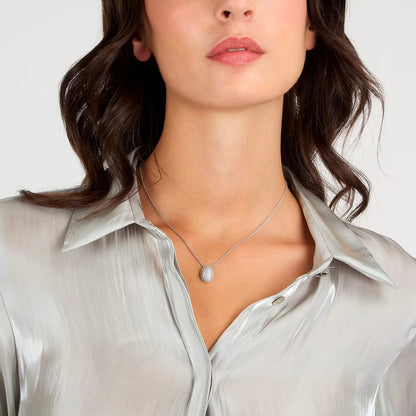 Collana Donna MORELLATO in Argento 925 con Pendente Bianco Pavè