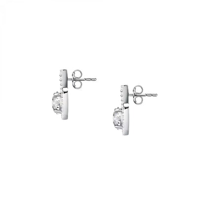 Orecchini Donna MORELLATO in Argento 925 Cuore con Zirconi